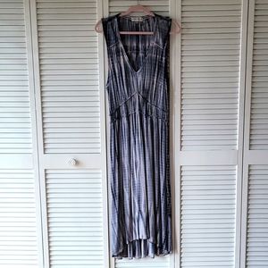 Knox Rose Gray Tie Dye Knit Dress Sz Large